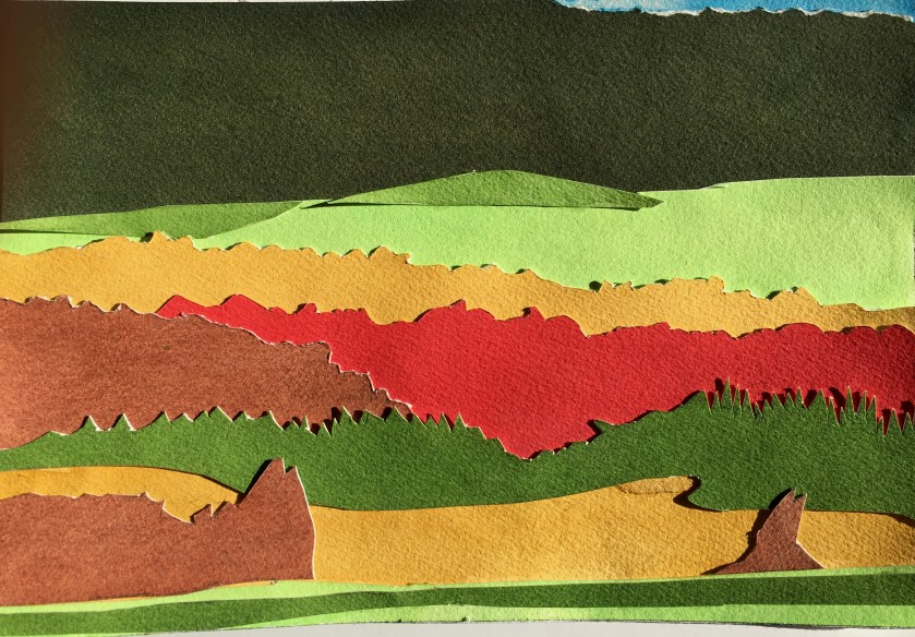 Torn paper Collage 1